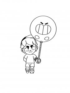 Gus Brawl Stars Coloring Pages 1