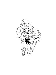 Juju Brawl Stars coloring pages