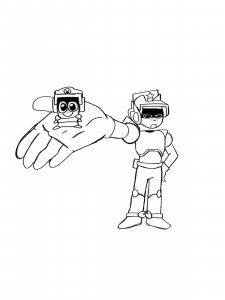 Larry Lawrie Brawl Stars Coloring Pages 1