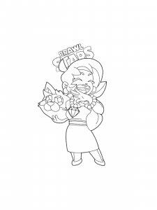 Lola Brawl Stars Coloring Pages 6
