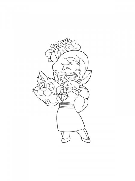 Lola Brawl Stars coloring pages