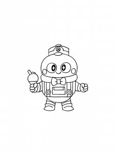 Lou Brawl Stars Coloring Pages 3