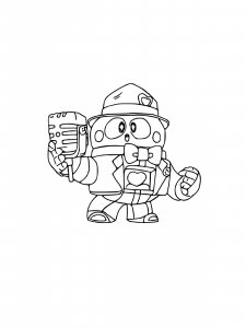 Lou Brawl Stars Coloring Pages 5
