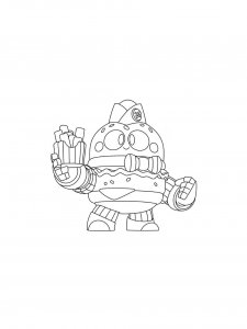 Lou Brawl Stars Coloring Pages 6