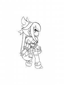 Melodie Brawl Stars Coloring Pages 4
