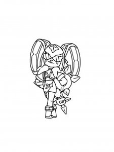 Melodie Brawl Stars Coloring Pages 5