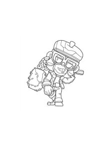 Mico Brawl Stars Coloring Pages 2