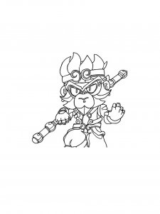 Mico Brawl Stars Coloring Pages 3