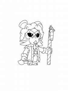 Mico Brawl Stars Coloring Pages 4