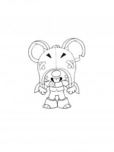 Moe Brawl Stars Coloring Pages 5