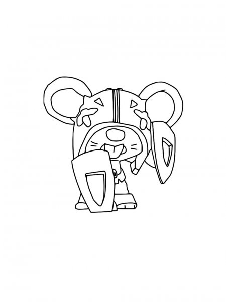 Moe Brawl Stars coloring pages