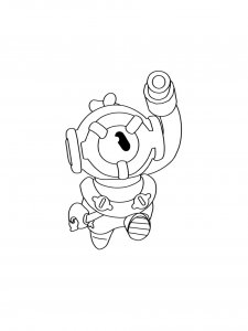 Otis Brawl Stars Coloring Pages 2