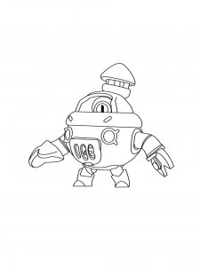 Pearl Brawl Stars Coloring Pages 2