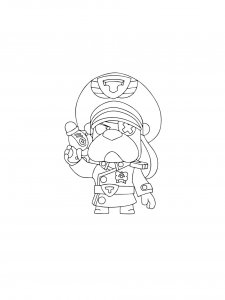 Ruffs Brawl Stars Coloring Pages 1