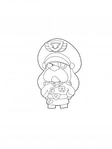 Ruffs Brawl Stars Coloring Pages 2