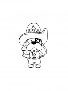 Ruffs Brawl Stars Coloring Pages 4