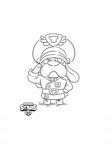 Ruffs Brawl Stars Coloring Pages 6