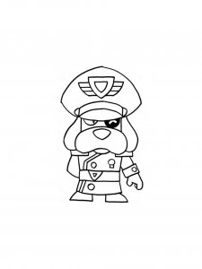 Ruffs Brawl Stars Coloring Pages 7