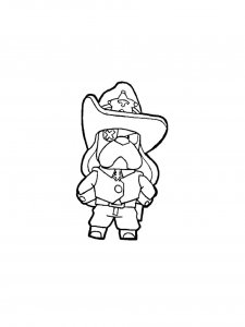 Ruffs Brawl Stars Coloring Pages 9