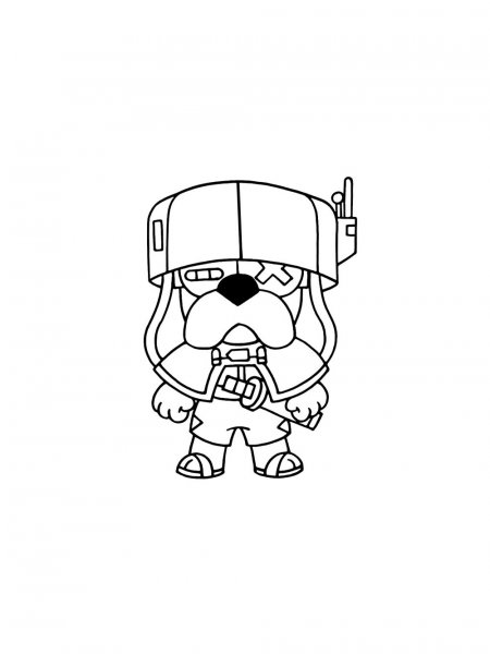 Ruffs Brawl Stars coloring pages