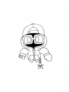 Shade Brawl Stars Coloring Pages 4