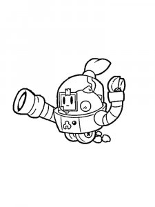 Sprout Brawl Stars coloring pages