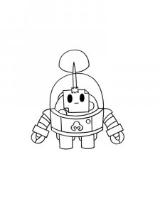 Sprout Brawl Stars coloring pages
