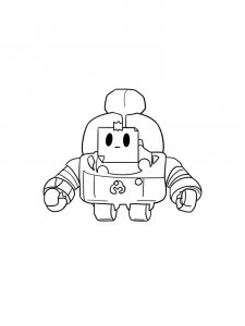 Sprout Brawl Stars Coloring Pages 2