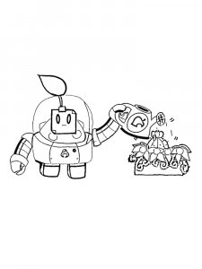 Sprout Brawl Stars Coloring Pages 3