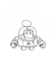 Sprout Brawl Stars Coloring Pages 4