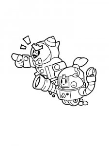 Sprout Brawl Stars Coloring Pages 5