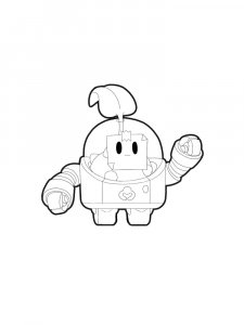 Sprout Brawl Stars Coloring Pages 7
