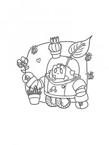 Sprout Brawl Stars Coloring Pages 9