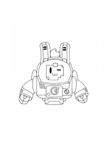 Sprout Brawl Stars coloring pages