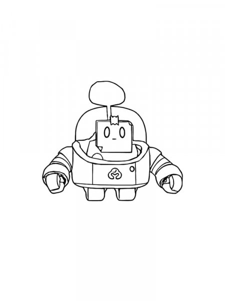 Sprout Brawl Stars coloring pages