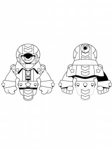 Stu Brawl Stars Coloring Pages 1