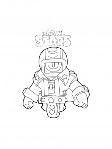 Stu Brawl Stars Coloring Pages 5