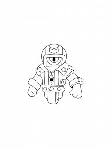 Stu Brawl Stars Coloring Pages 7