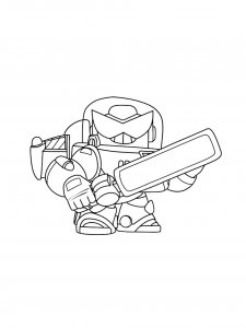 Surge Brawl Stars Coloring Pages 4