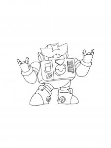 Surge Brawl Stars Coloring Pages 6