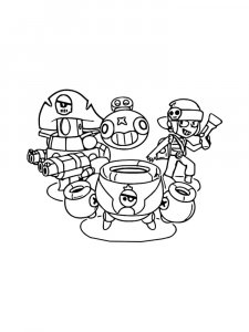 Tick Brawl Stars Coloring Pages 2
