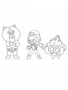 Tick Brawl Stars Coloring Pages 5