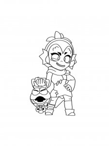 Willow Brawl Stars Coloring Pages 1