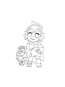 Willow Brawl Stars Coloring Pages 2