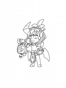 Willow Brawl Stars coloring pages