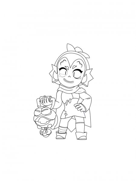 Willow Brawl Stars coloring pages
