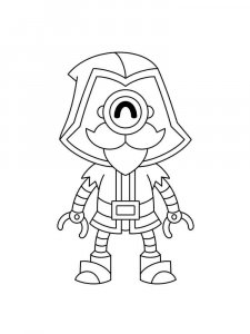 Barley Brawl Stars Coloring Pages 1