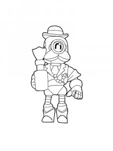Barley Brawl Stars Coloring Pages 2