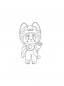 Bea Brawl Stars Coloring Pages 11