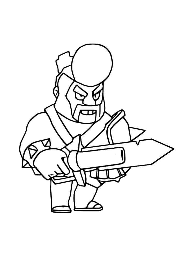 Free Bull Brawl Stars Coloring Pages Download And Print Bull Brawl Stars Coloring Pages - bull brawl star